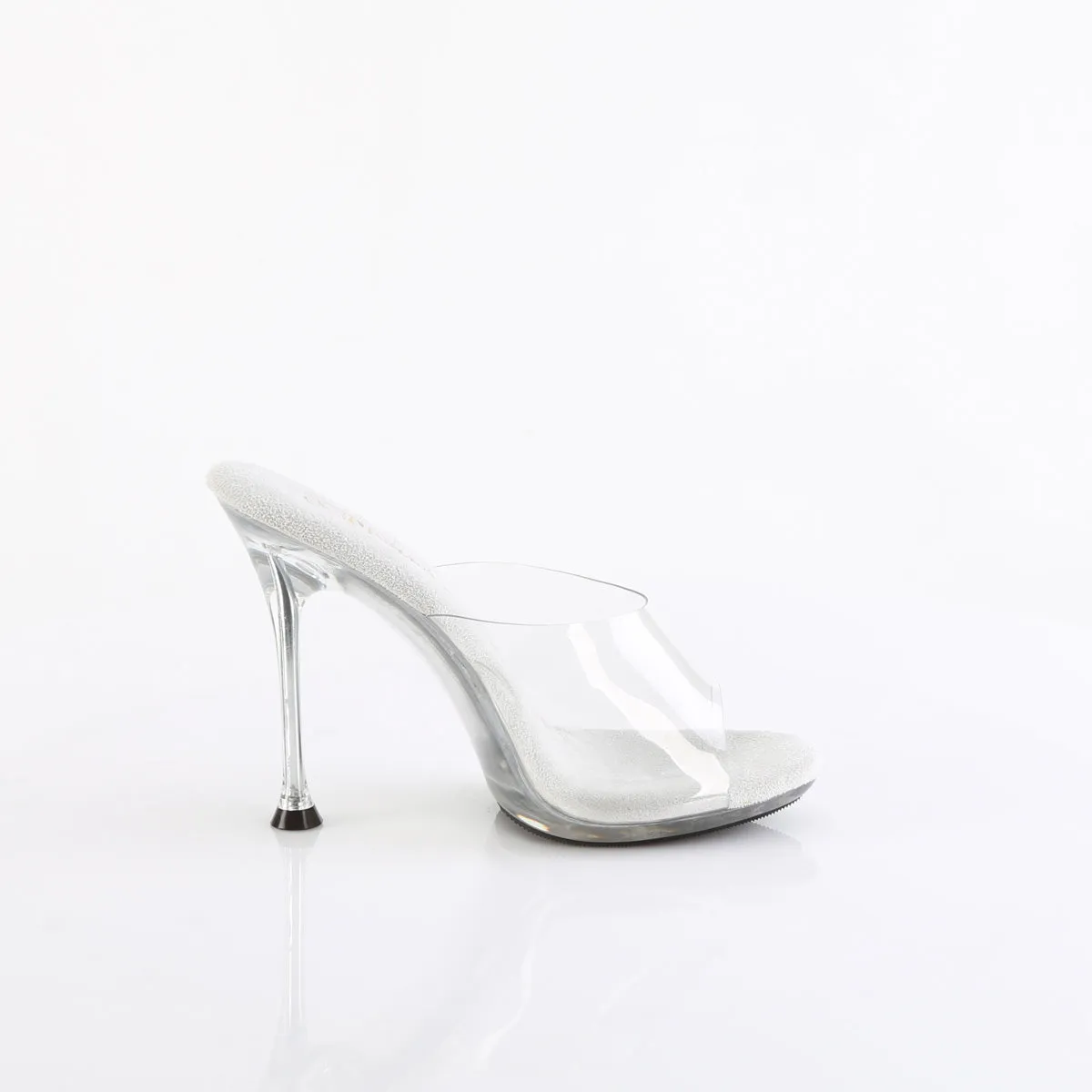 CUPID-401 Fabulicious 4 1/2" Cupid Clear Sexy Shoes (Posing Shoes)