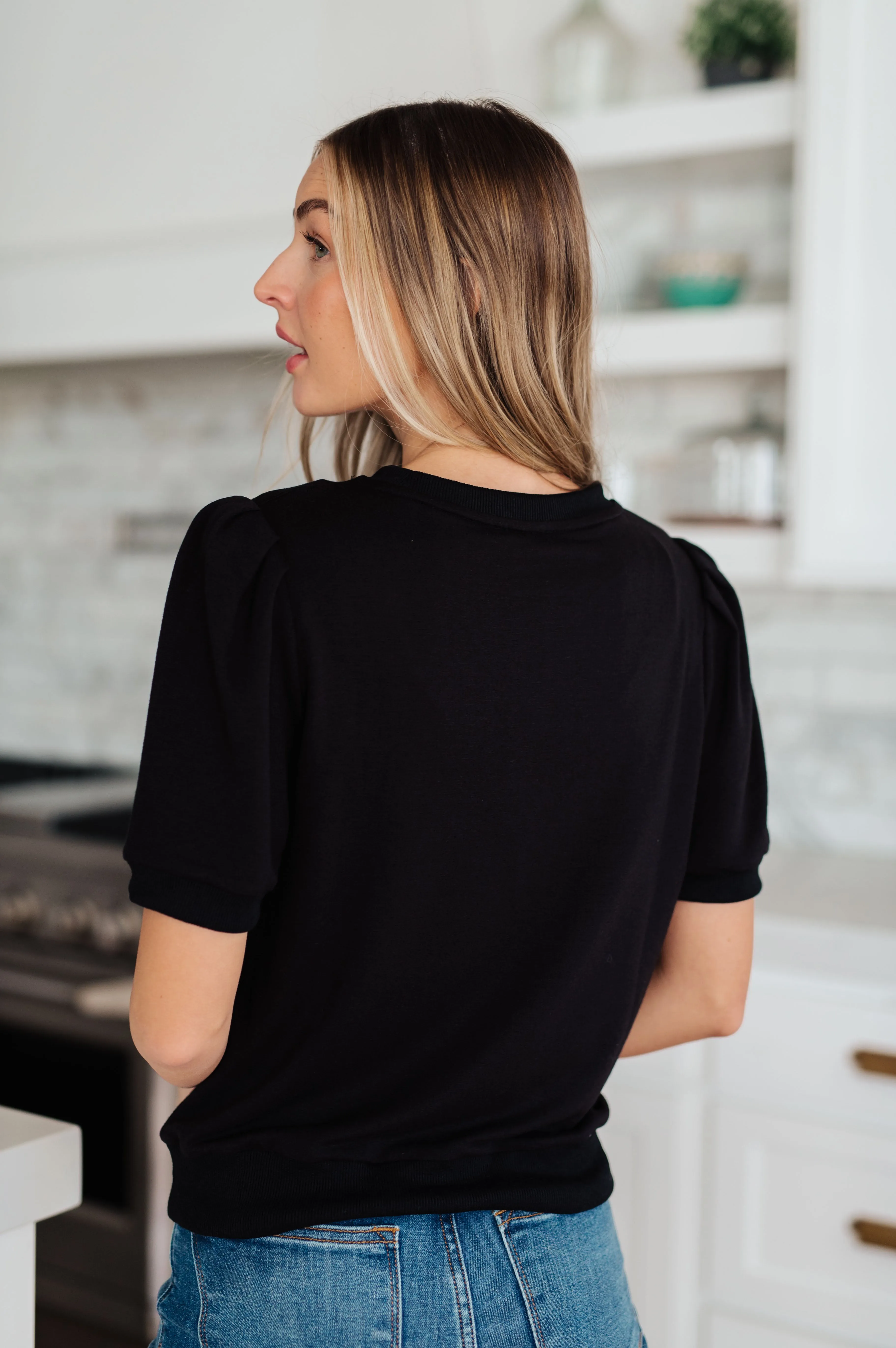 Evidently Different Puff Sleeve Top - 10/20/2023