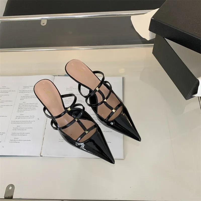 Stylish Roman Sandals Stiletto Open Heel